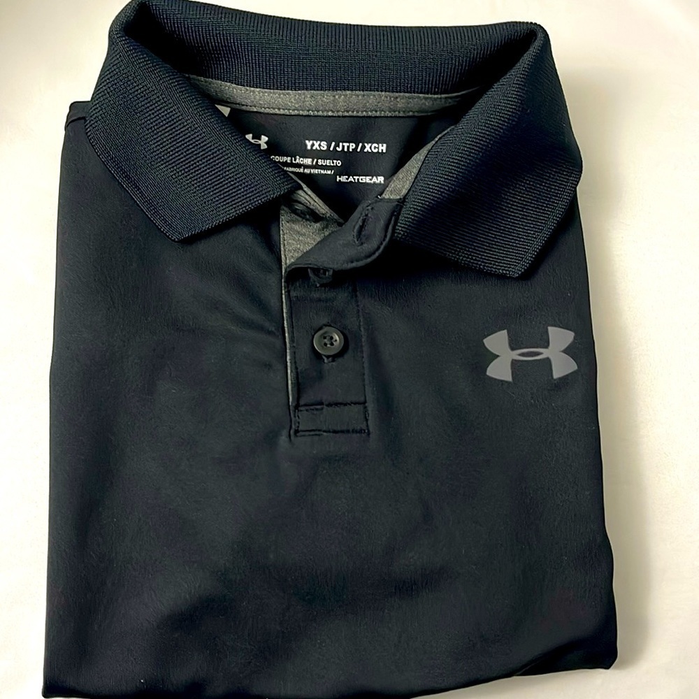 Under armour Boys Black Tops, Shirts & T-Shirts for Boys